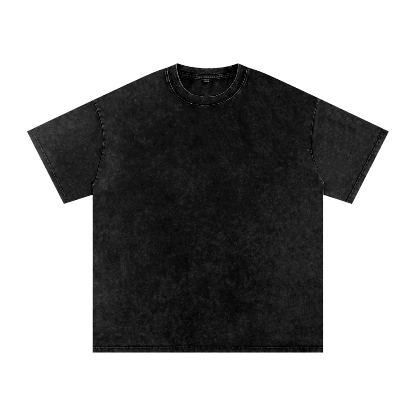 Snow Washed Oversized Cotton T-Shirt by Voikd